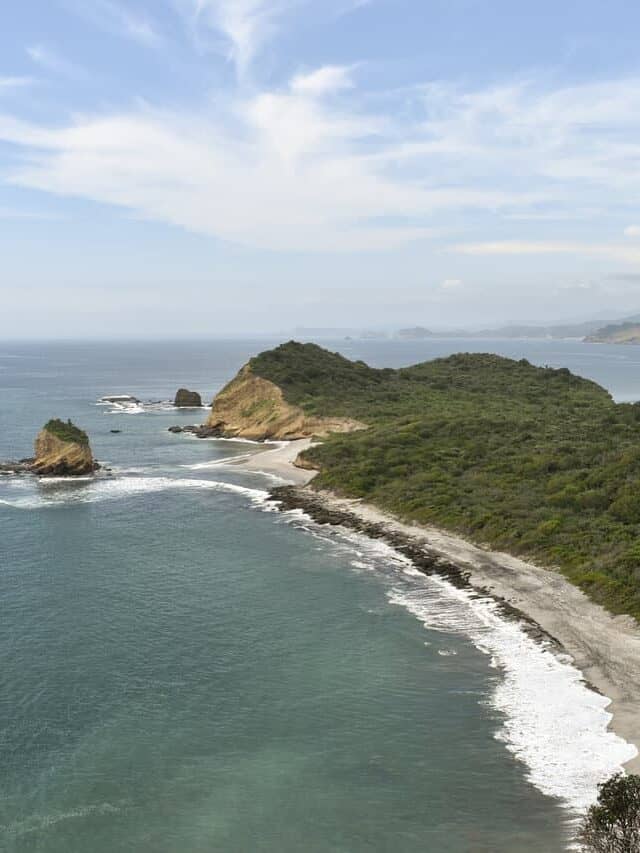 Los Frailes Beach Ecuador Stock