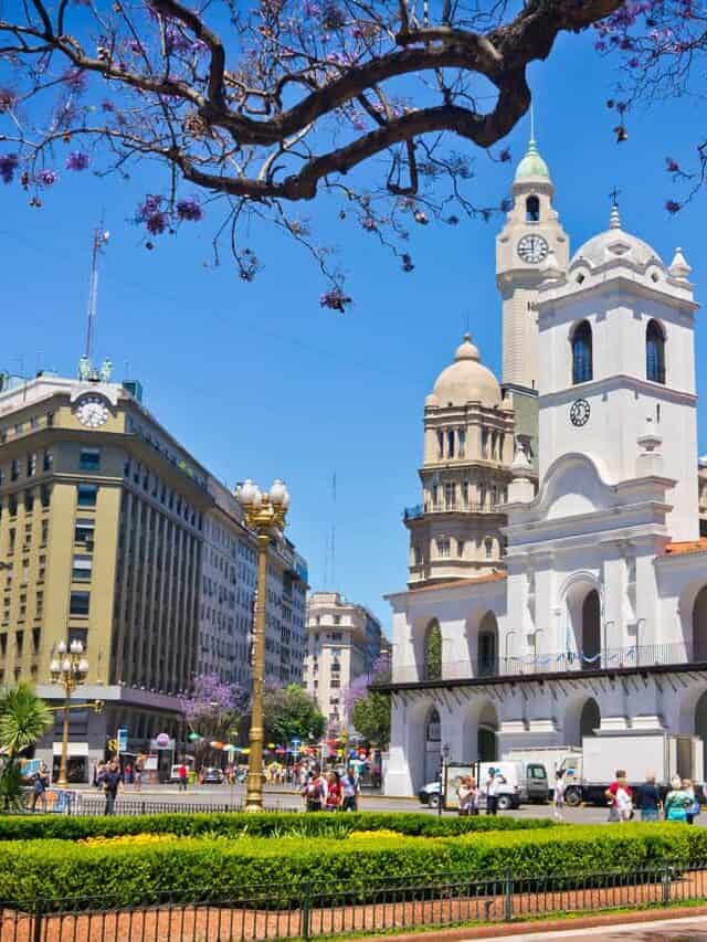 Buenos Aires City View Argentina Stock