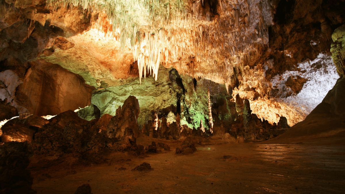 Carlsbad Caverns National Park, New Mexico Stock