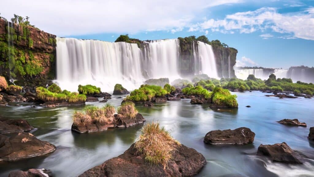 Iguazu Falls View From Devil's Throat Argentina