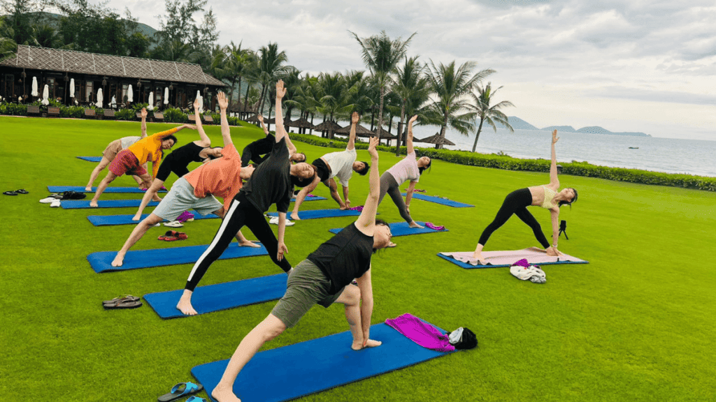 Sunrise and Sunset Yoga at The Anam Cam Ranh Vietnam MSN