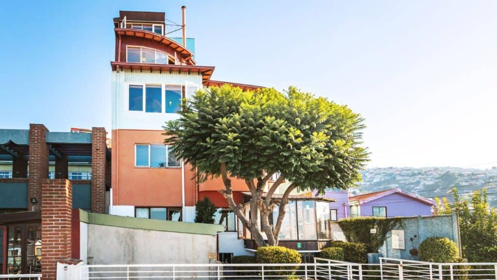 La Sebastiana House Of Poet Pablo Neruda In Valparaiso Chile