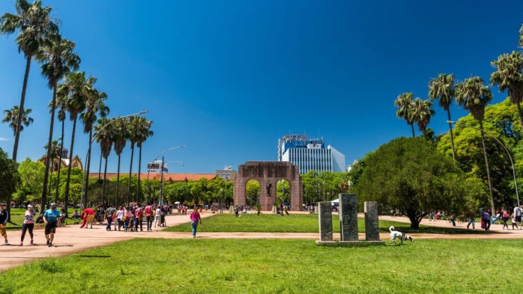 Farroupilha Park In Porto Alegre Brazil