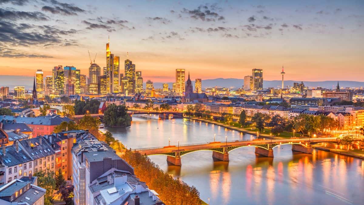 Frankfurt Germany Skyline View