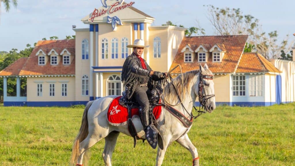 Horseman In Beto Carrero Amusement Park In Santa Catarina Brazil