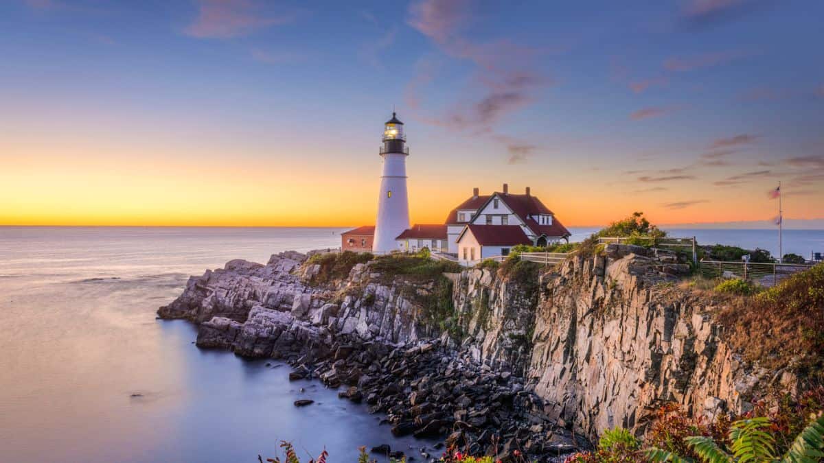 Portland Head Light In Maine