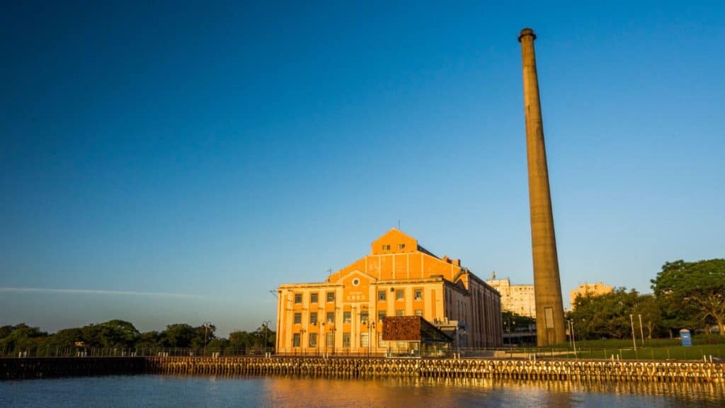 Usina do Gasometro Cultural Center In Downtown Porto Alegre Brazil