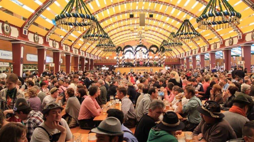 Oktoberfest Festival In Munich Germany