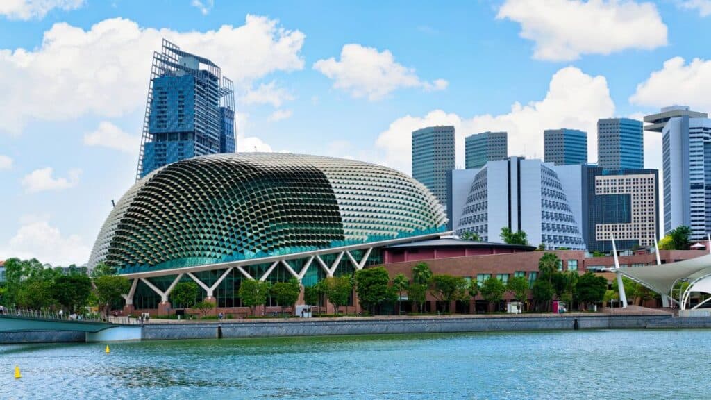 Esplanade Theaters on the Bay Singapore Stock