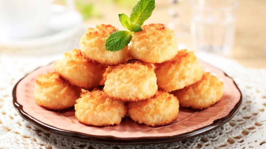 Coconut macaroons - stock image