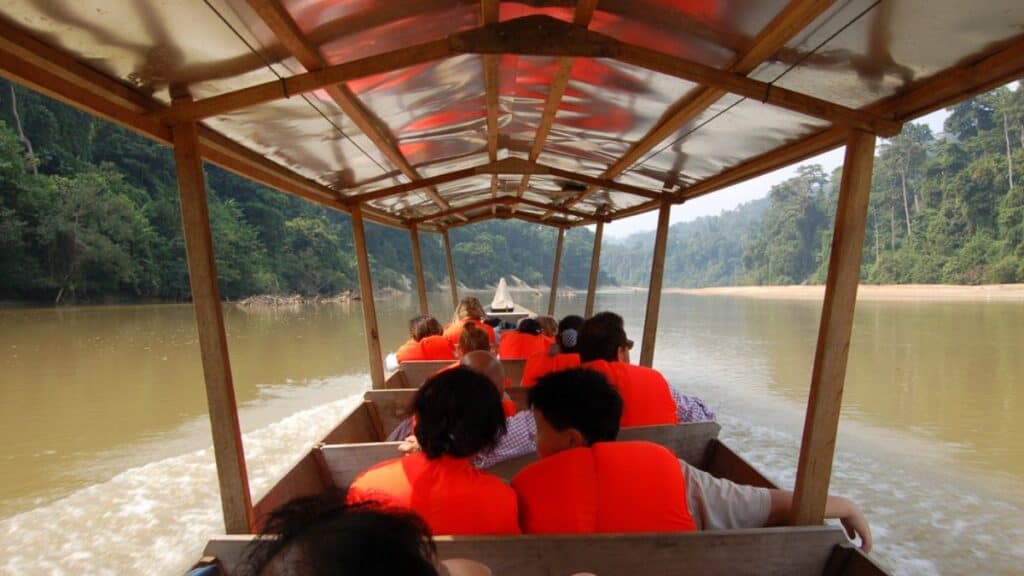 Tembeling River Cruise Stock