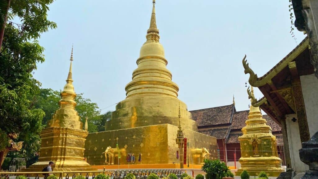 Wat Phra Singh Woramahawihan Golden Temple Chiang Mai Thailand