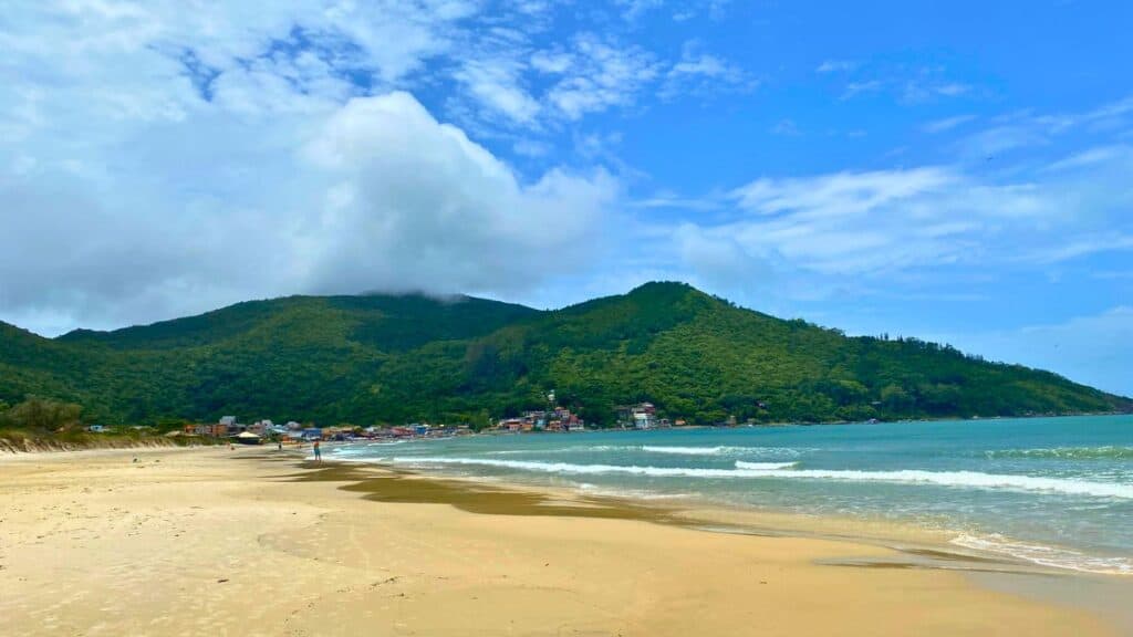 Beach Praia do Pântano do Sul Florianopolis Brazil