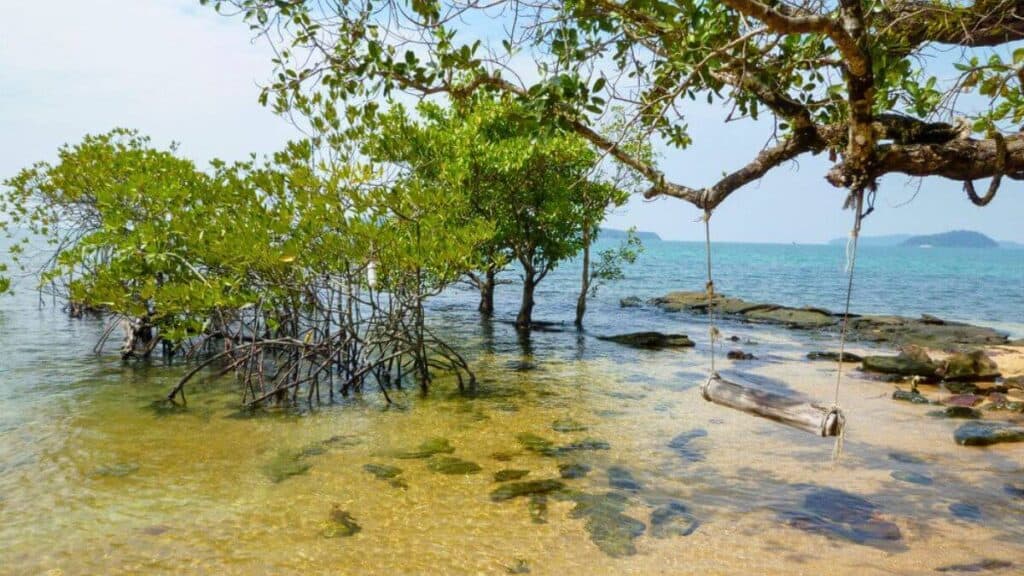 Koh Ta Kiev island, Cambodia Stock