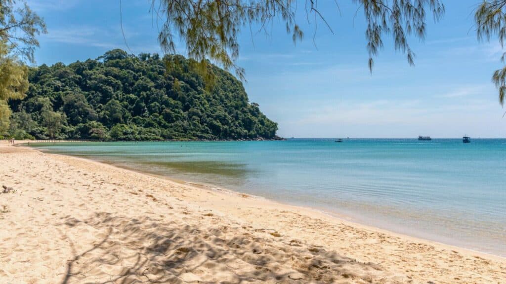 Lazy beach, koh rong samloem island, sihanoukville, Cambodia Stock