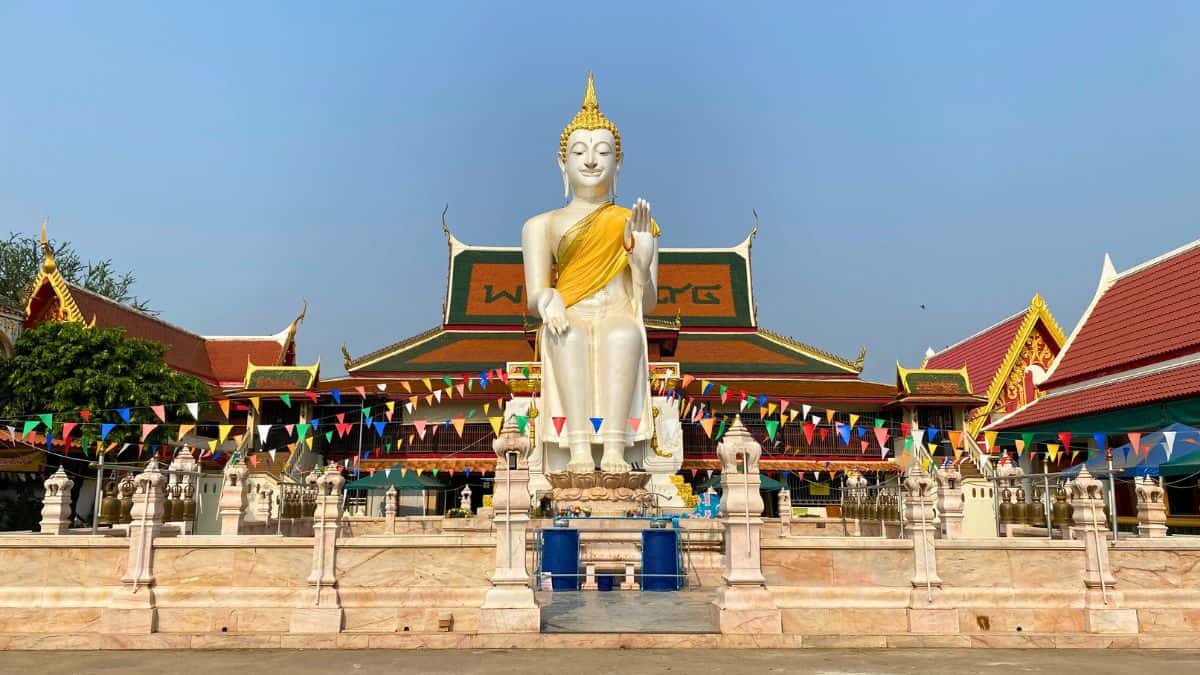 Wat Ratcha Thani Buddhist Temple Sukhothai Thailand