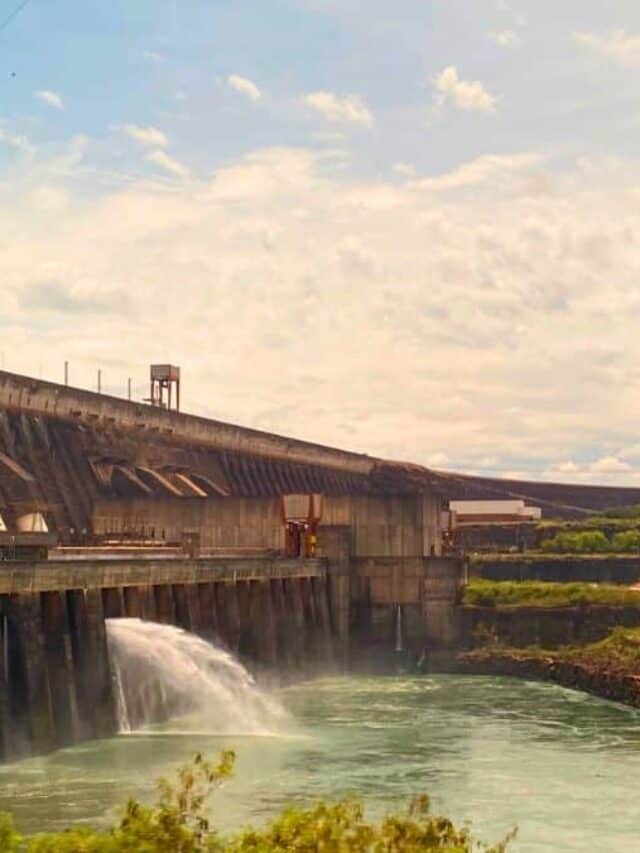 Mirador Itaipú Dam Itaipu Hydroelectric Plant near Ciudad del Este Paraguay