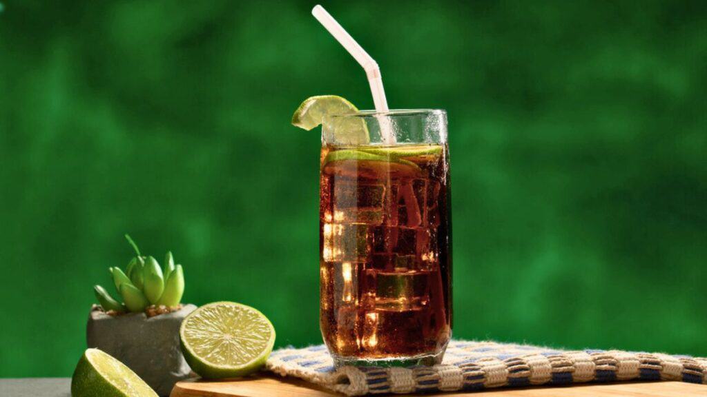 Fernet Con Coca Cocktail Stock Photo