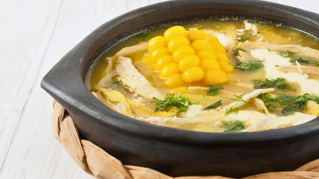 Ajiaco Bogota Colombia Dish Stock