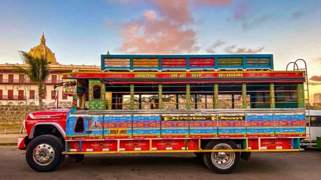 Chiva Party Bus Stock