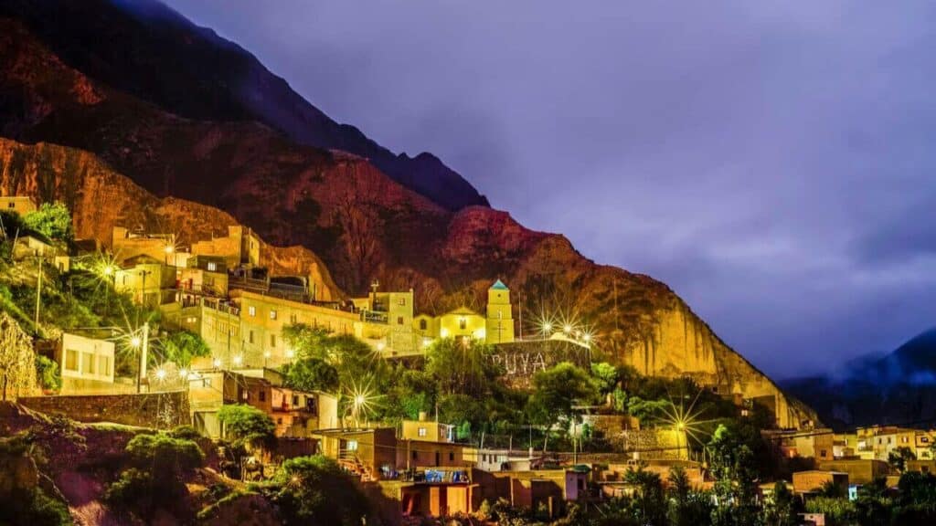 Iruya village in Salta Stock