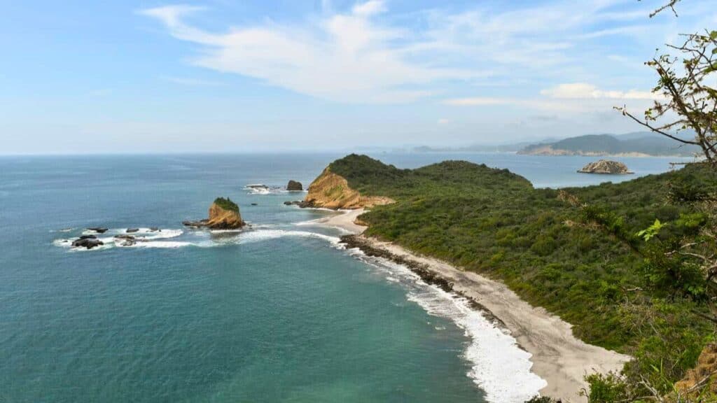 Los Frailes beach, Machalilla national park (Ecuador) Stock