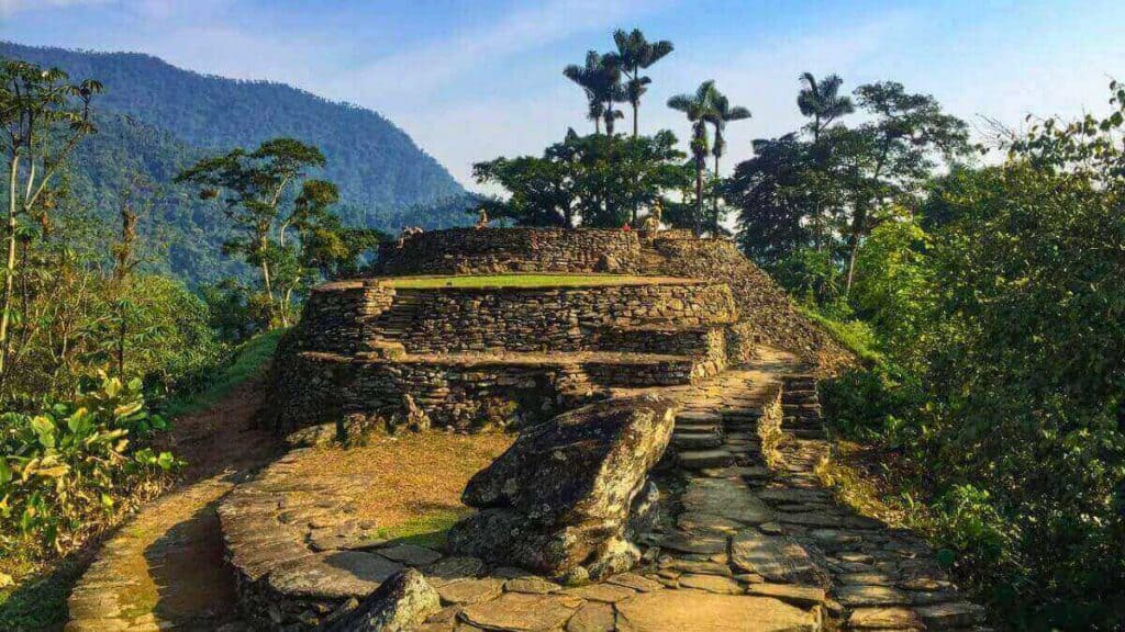 Lost City Ciudad Perdida in Colombia Stock