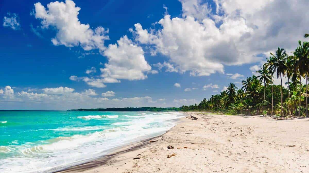 Playas de Palomino in Colombia Stock