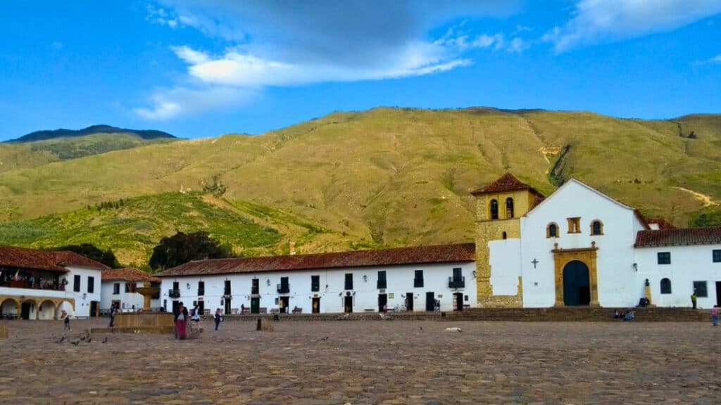 Plaza Mayor de Villa de Leyva Main Square Colombia