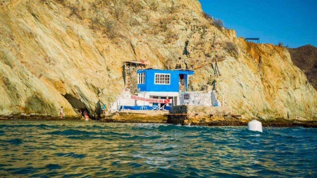 Rodadero Sea Aquarium and museum in Santa Marta, Colombia Stock