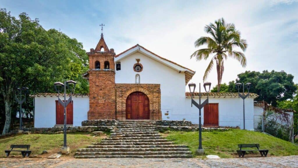 San Antonio Church - Cali, Colombia - stock