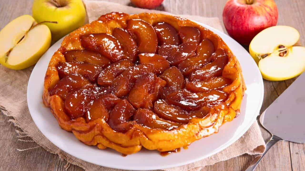 Tarte tatin, apple pie Stock