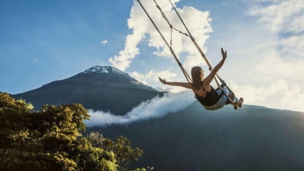The Guide To Ecuador's Exciting Swing at the End of the World Stock