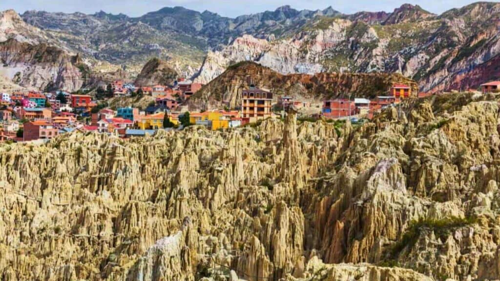 Valle de la Luna in La Paz,Bolivia Stock