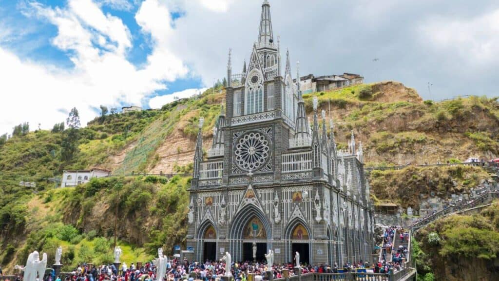 Sanctuary of Las Lajas Stock