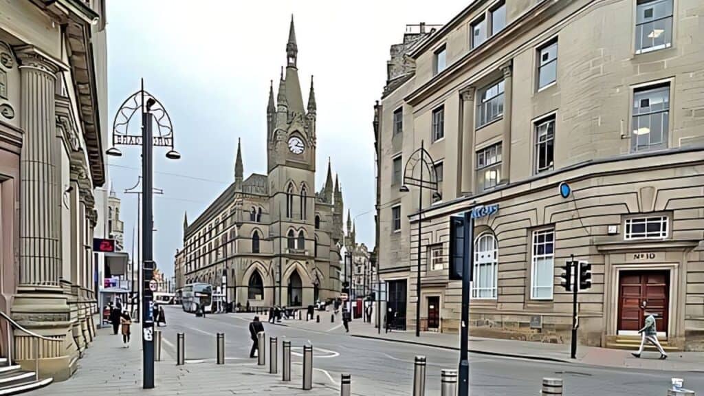 Bradford United Kingdom classic buildings.