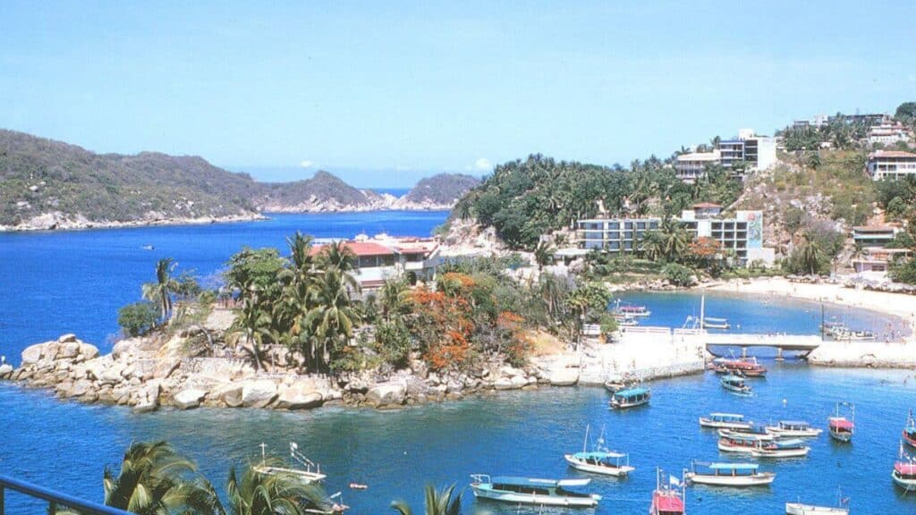 Caleta Beach in Acapulco, Mexico