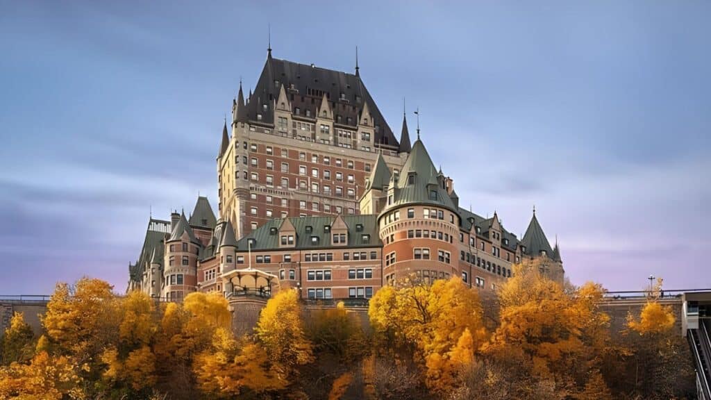 Chateau Frontenac in Quebec City.