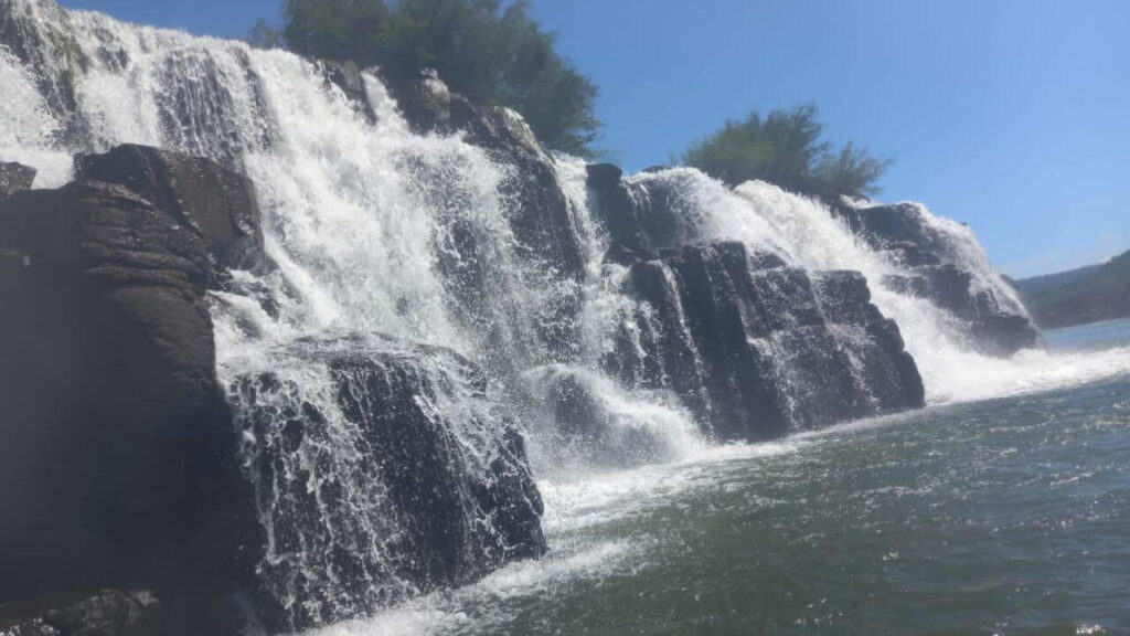 Moconá Falls Argentina Stock