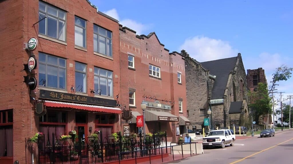 Moncton New Brunswick beautiful old buildings.