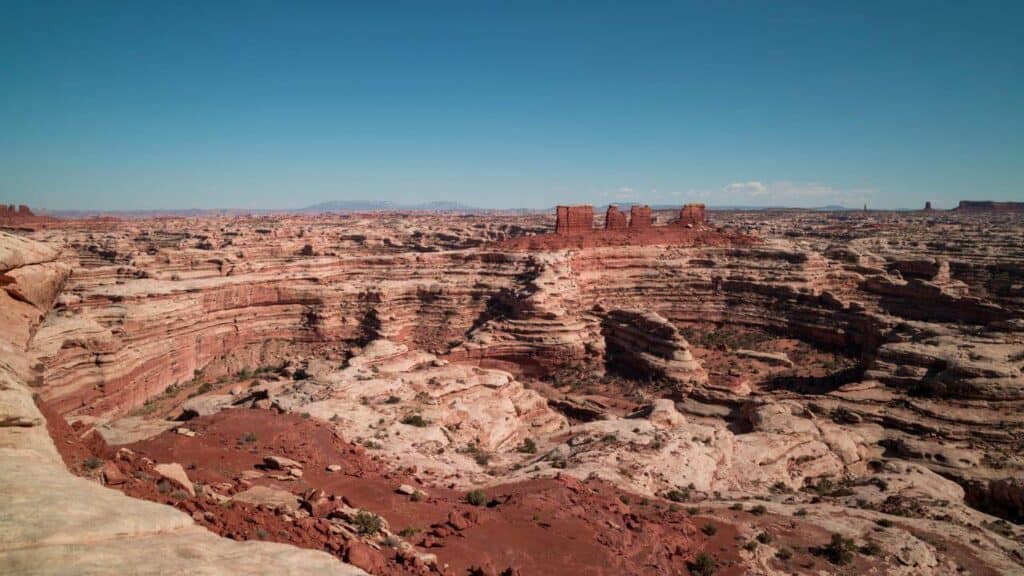 Overlooking View of The Maze in Canyonlands National Park