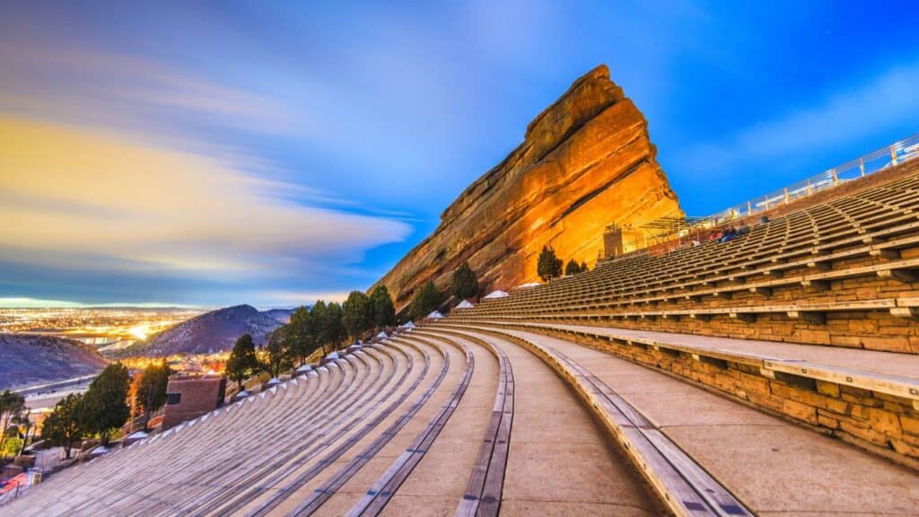 Red Rocks Amphitheatre in Morrison, Colorado
