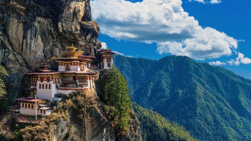 Tiger's Nest Monastery or Taktsang Lhakhang in Bhutan
