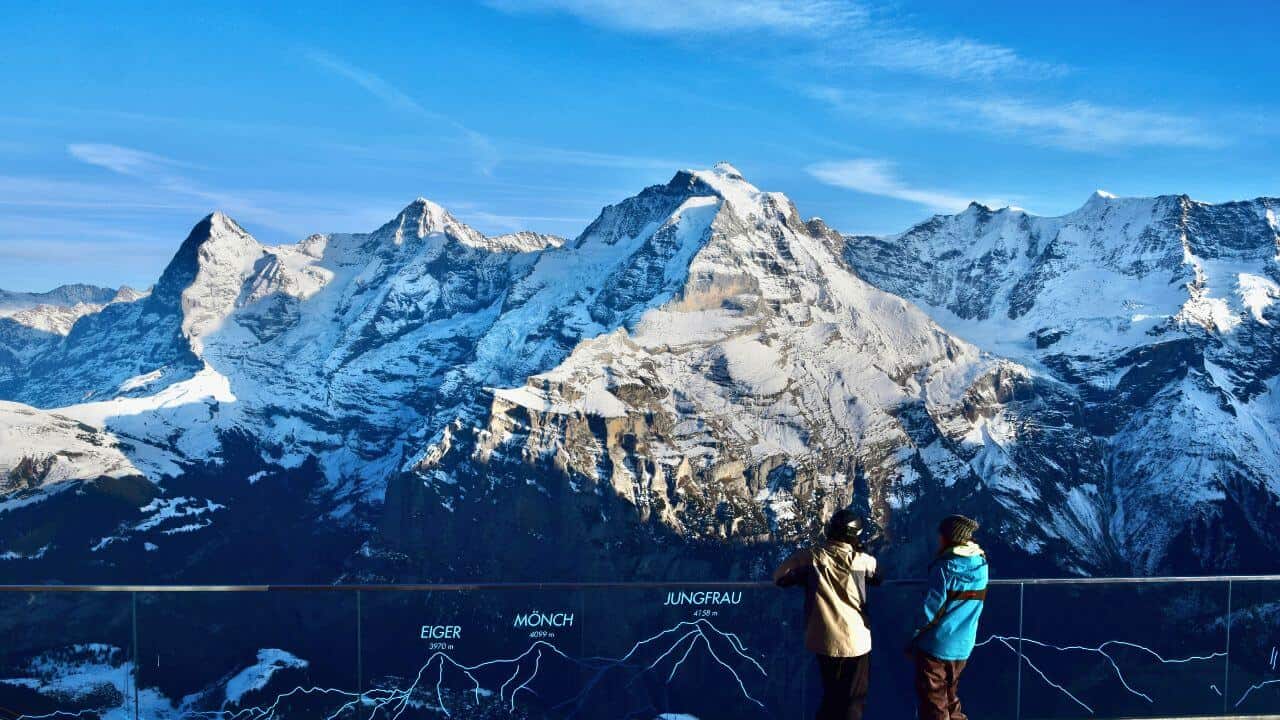 Eiger, Mönch and Jungfrau, Swiss Skyline