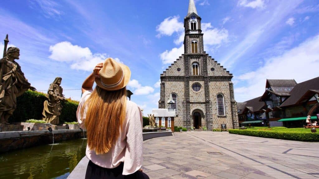 St Peter Mother Church in Gramado Brazil