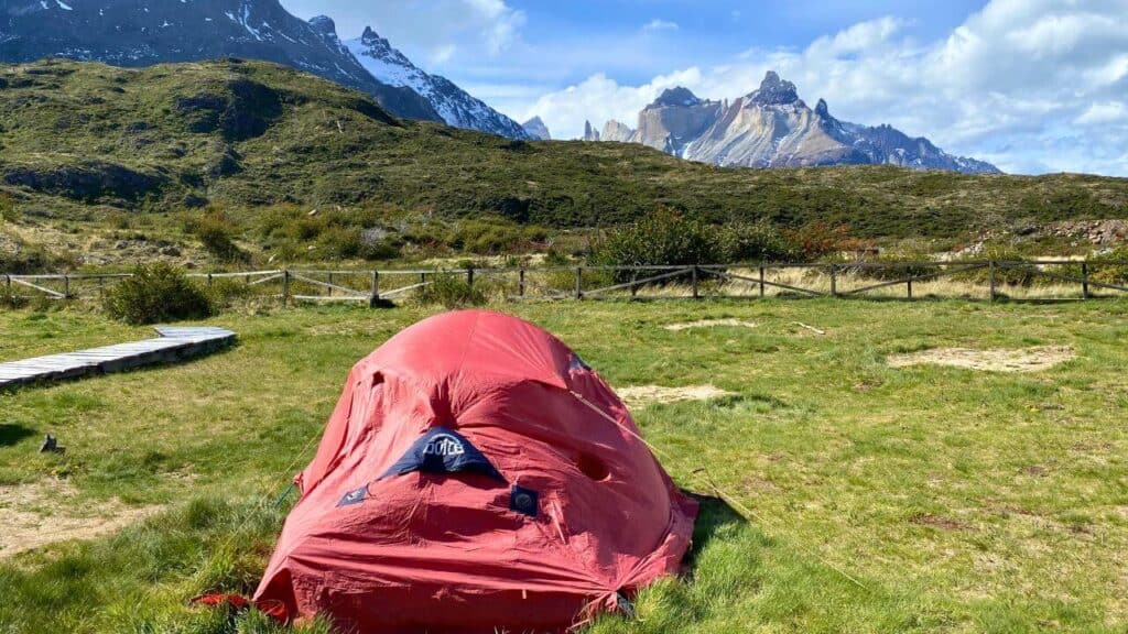 Camping Paine Grande, W Trek Torres del Paine, Chile