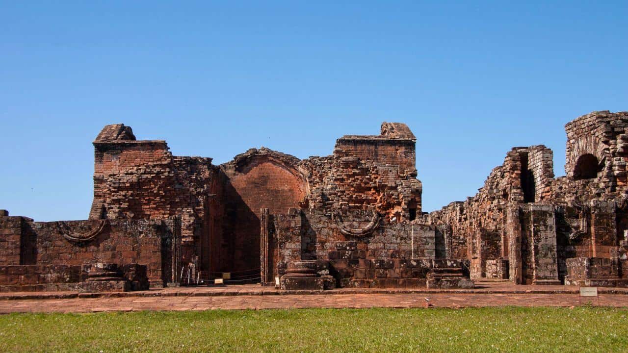 Jesuit Ruins in Trinidad, Paraguay, Historical Site of Encarnacion
